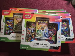 5x Pokemon TCG: First Partner Illustration Collection Series 1 (Sealed) - Image 1
