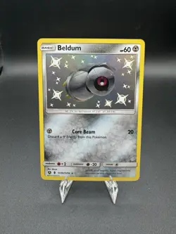 Pokemon Beldum Shiny Holo Rare Holo Hidden Fates: Shiny Vault SV30/SV94 NM - Image 1