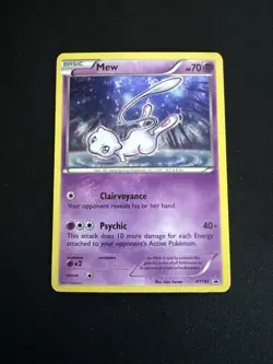 Pokemon TCG XY Promos Mew Xy192 Black Star Promo 2017 - MP - Image 1