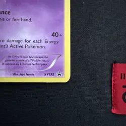 Pokemon TCG XY Promos Mew Xy192 Black Star Promo 2017 - MP - Image 2