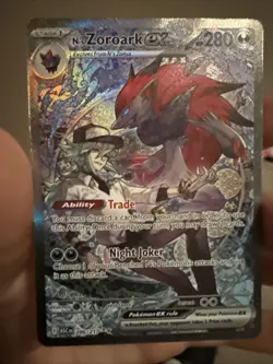 N's Zoroark EX 286/217 Ascended Heroes Special Illustration Rare Pokemon TCG NM - Image 5