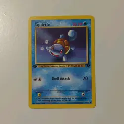 The Pokemon Company Team Rocket 1st Edition Squirtle 68/82 Basic 50 HP - Image 1