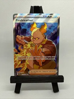 Fire Breather 119/94 Full Art Trainer Holo Me02: Phantasmal Flames Pokemon TCG - Image 4