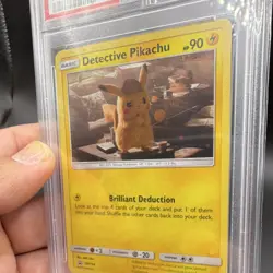 Pokemon Detective Pikachu SM194 SM Black Star Promo Holo PSA 10 - Image 3