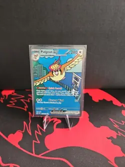 Pidgeot ex 225/197 SIR Special Illustration Rare Pokemon 2023 Obsidian Flames NM - Image 1