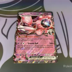 Pokemon Team Rocket's Mewtwo EX 081/182 Sv10: Destined Rivals Full Art Holo - Image 3