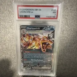 The Pokemon Company Charizard ex PSA 7 Obsidian Flames Holo 125/197 - Image 1