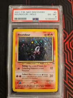 Houndour Holo #5/75 - 2001 Pokemon Neo Discovery - Image 1