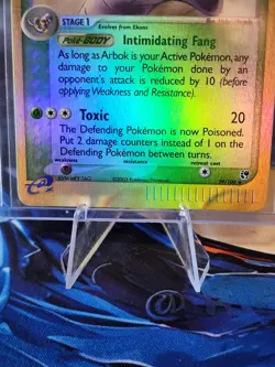 Pokemon TCG Arbok 29/100 Reverse Holo EX Sandstorm Ereader LP - Image 2