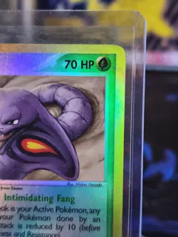 Pokemon TCG Arbok 29/100 Reverse Holo EX Sandstorm Ereader LP - Image 4