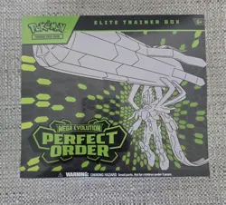 Pokemon TCG Mega Evolution Perfect Order Elite Trainer Box ETB Factory Sealed - Image 1