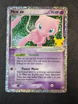Mew ex 88/92 Celebrations: Classic Collection Holo Pokemon - Image 1