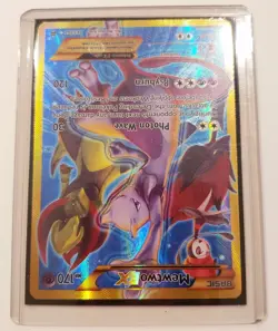 Pokemon Mewtwo EX Full Art Secret Rare Holo 163/162 Breakthrough 2015 - Image 3