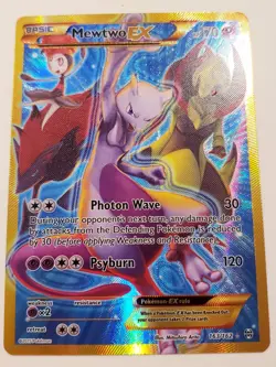 Pokemon Mewtwo EX Full Art Secret Rare Holo 163/162 Breakthrough 2015 - Image 5