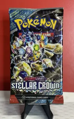 Pokemon TCG: Scarlet and Violet Stellar Crown Booster Pack Sealed - Image 1