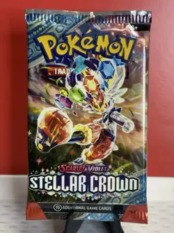 Pokemon TCG: Scarlet & Violet Stellar Crown Booster Pack Sealed - Image 1