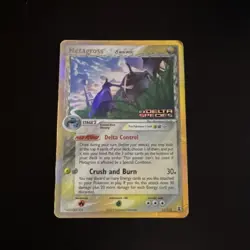 Pokemon TCG Metagross Delta Species Stamped Reverse Holo 11/113 MP/HP Crease - Image 1