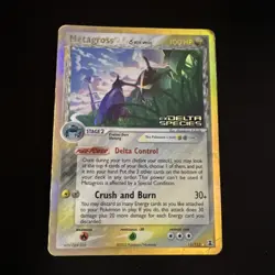 Pokemon TCG Metagross Delta Species Stamped Reverse Holo 11/113 MP/HP Crease - Image 3
