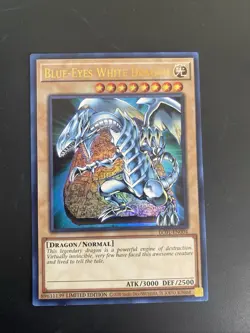 Yugioh Blue-Eyes White Dragon LC01-EN004 Ultra Rare Limited Edition NM - Image 1