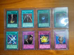 Yugioh LOB Lot Unlimited NM - Raigeki, Dark Hole, Trap Hole, Etc - Image 1
