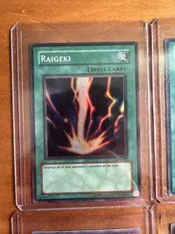 Yugioh LOB Lot Unlimited NM - Raigeki, Dark Hole, Trap Hole, Etc - Image 3