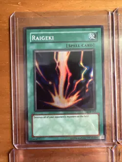 Yugioh LOB Lot Unlimited NM - Raigeki, Dark Hole, Trap Hole, Etc - Image 4