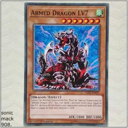 Armed Dragon LV7 - LED2-EN027 - Common 1st Edition Yugioh - Image 1
