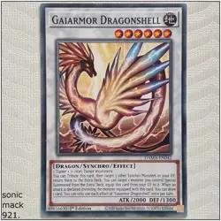 Gaiarmor Dragonshell - DAMA-EN042 - Common 1st Edition Yugioh - Image 1