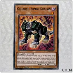 Chobham Armor Dragon - CHIM-EN005 - Common 1st Edition Yugioh - Image 1