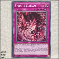 Primite Scream - SUDA-EN076 - Common 1st Edition Yugioh - Image 1