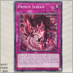 Primite Scream - SUDA-EN076 - Common 1st Edition Yugioh - Image 1