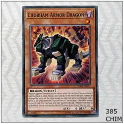 Chobham Armor Dragon - CHIM-EN005 - Common Unlimited Yugioh - Image 1