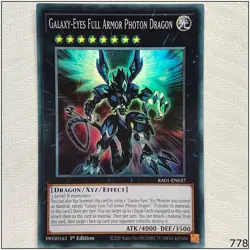 Galaxy-Eyes Full Armor Photon Dragon - RA01-EN037 1st Edition Yugioh - Image 1