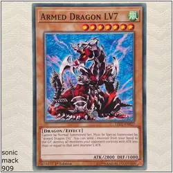 Armed Dragon LV7 - LED2-EN027 - Common 1st Edition Yugioh - Image 1