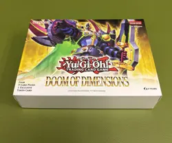 Yu-Gi-Oh Doom of Dimensions Mini Box 1st Ed Factory Sealed 4 Packs + Token - Image 1