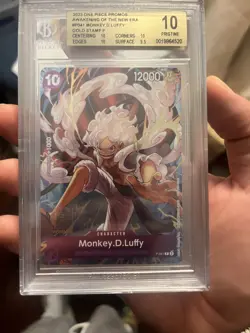 2023 One Piece 1st Anniversary Tournament Winner Monkey D Luffy #41 BGS 10 - Image 1