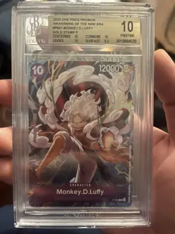 2023 One Piece 1st Anniversary Tournament Winner Monkey D Luffy #41 BGS 10 - Image 2