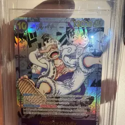 One Piece Tcg Op05119 Manga Art Rare BGS 10 - Image 2