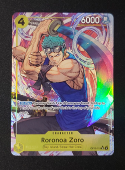 One Piece CG - Roronoa Zoro (OP15-113) (Alt. Art) - Adventure on Kami's Island - Image 1