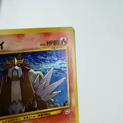 MP) Entei No.244 Holo Neo Revelation Pokemon Card Japanese y605-5 - Image 4