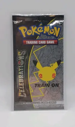 Pokemon Celebrations Booster Pack 4 Cards Pack New Sealed Offical TCG - Image 1