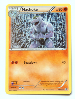 Machoke 41/83 (NM, Pokemon Card, Generations, 2016, Fighting, Uncommon) - Image 1