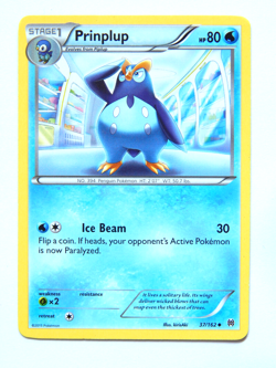Prinplup 37/162 (NM, Pokemon Card, XY BREAKthrough, 2015, Water, Uncommon) - Image 1