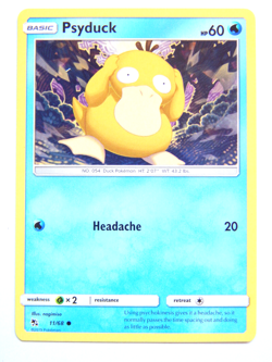Psyduck 11/68 (NM, Pokemon Card, Hidden Fates, 2019, Water, Common) - Image 1