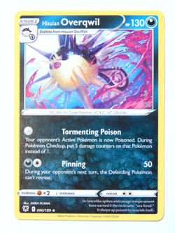 Hisuian Overqwil 090/189 (NM, Pokemon Card, Astral Radiance, Darkness, Uncommon) - Image 1