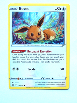 Eevee 119/189 NM Pokemon TCG Card Astral Radiance ENG Colorless Common - Image 1