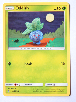 Oddish 6/214 (NM, Pokemon Card, Unbroken Bonds, 2019, Grass, Common) - Image 1