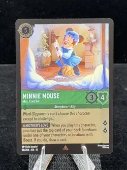 Disney Lorcana-Winterspell-Minnie Mouse-Mrs.Cratchit-#88-Cold Foil-M/NM - Image 4