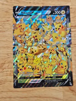 Pikachu V-Union PROMO Set of All 4 Cards SWSH139-142 NM Pokemon Nintendo M9253 - Image 1