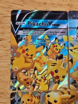 Pikachu V-Union PROMO Set of All 4 Cards SWSH139-142 NM Pokemon Nintendo M9253 - Image 2